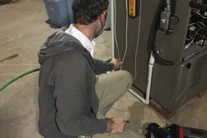 Working On Furnace